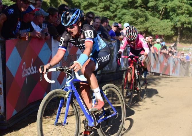 Caroline Mani (Raleigh Clement) made the pass on Kemmerer and pulled away slightly