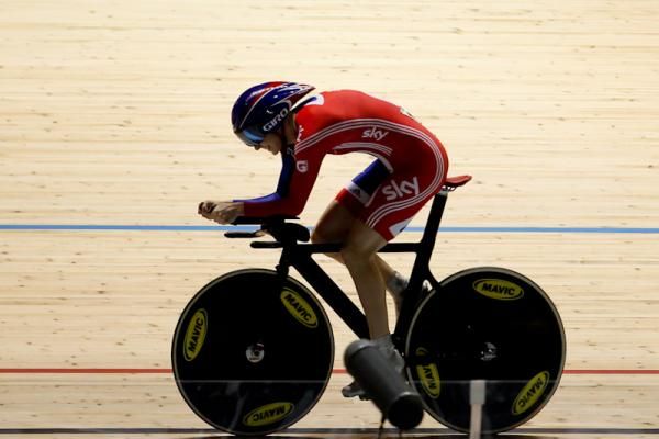 Joanna Rowsell (GBR) showed good form