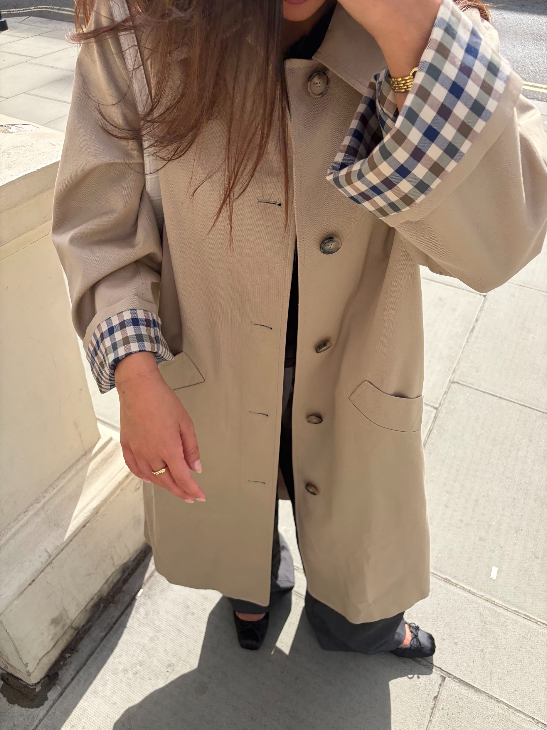 sezane trench coat