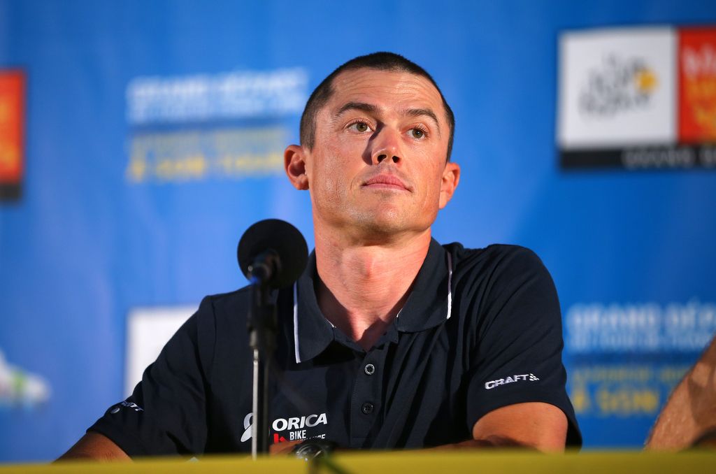 Simon Gerrans looking calm ahead of the Tour de France