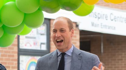 NORFOLK, UNITED KINGDOM - JULY 05: Catherine, Duchess of Cambridge and Prince William, Duke of Cambridge visit to Queen Elizabeth Hospital in King's Lynn as part of the NHS birthday celebrations on July 5, 2020 in Norfolk, England. Sunday marks the 72nd anniversary of the formation of the National Health Service (NHS). The UK has hailed its NHS for the work they have done during the Covid-19 pandemic. (Photo by Joe Giddens - WPA Pool/Getty Images)