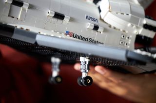 Lego designer Milan Madge said the most challenging detail to include in the new Space Shuttle Discovery set was how to deploy the landing gear without impinging on the payload bay.