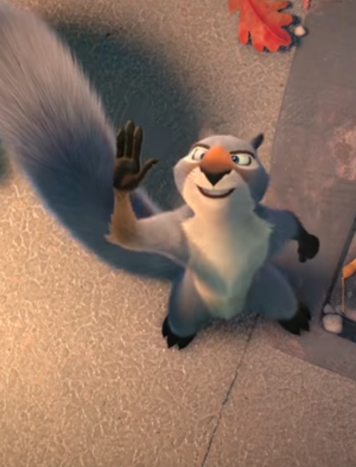 Grayson voiced by Brendan Fraser in The Nut Job 2014