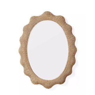 Cascade Rattan Mirror