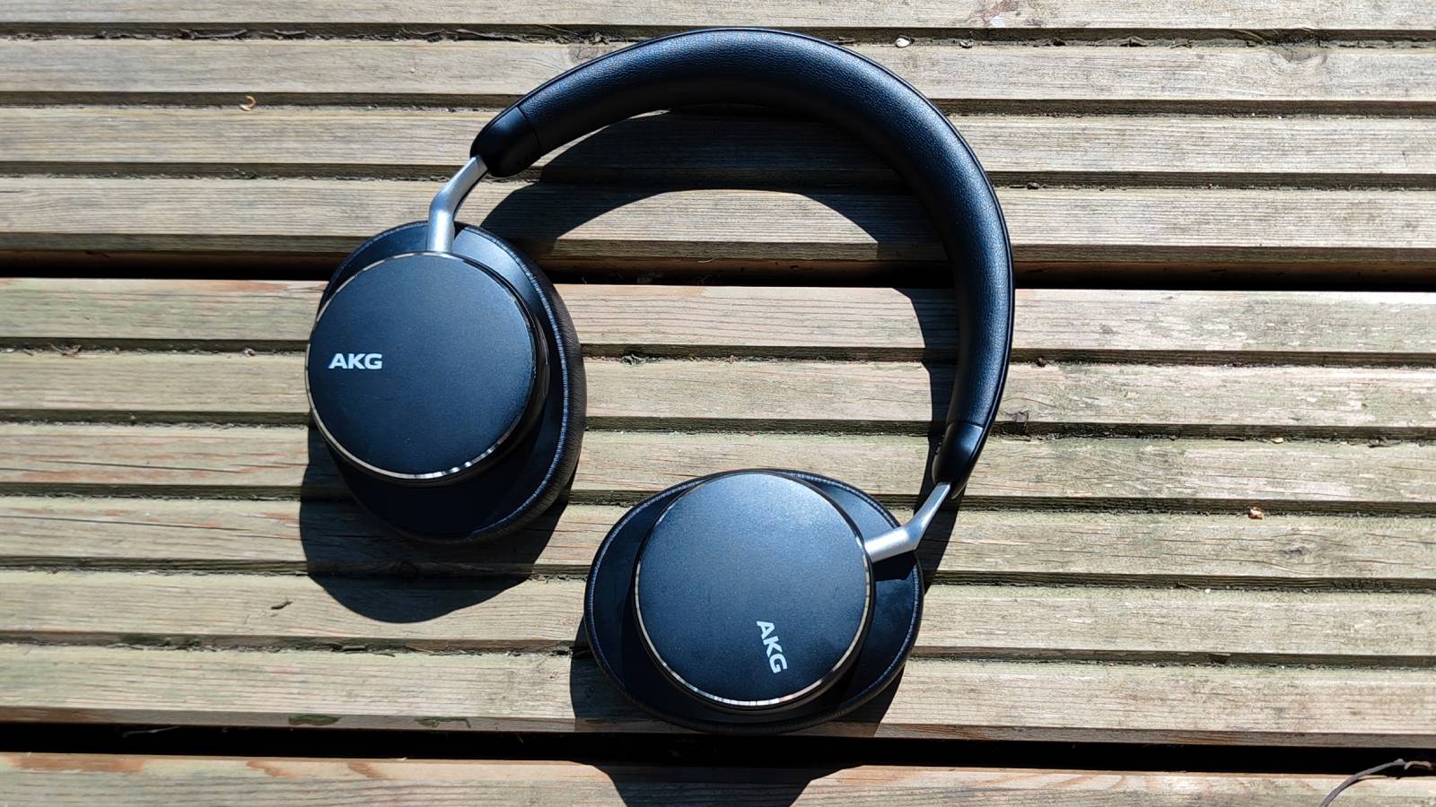 The AKG N9 on a wooden floor.