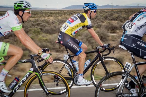 Christian Vande Velde (Garmin-Sharp) enjoyed another day in yellow
