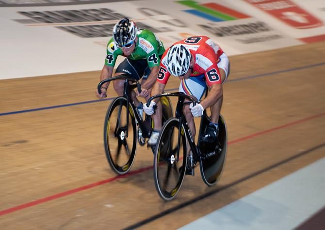 Ren&eacute; Enders and Tobias W&auml;chter in the sprint competition.