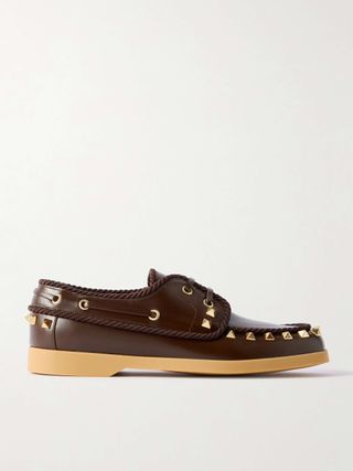 Palm Avenue Studded Leather Loafers