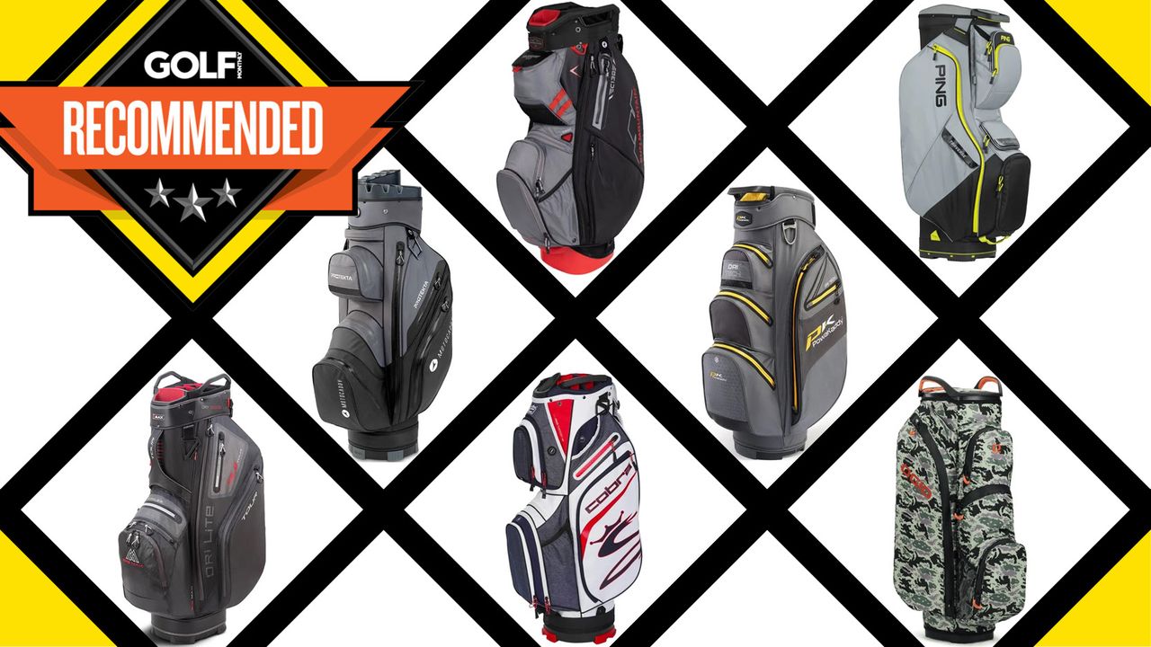 A selection of cart bags in a grid format