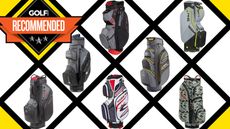 A selection of cart bags in a grid format