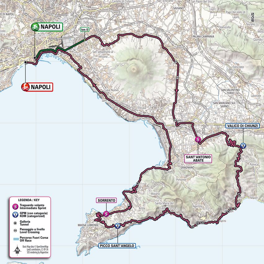 Maps and profiles of the 2023 Giro d'Italia