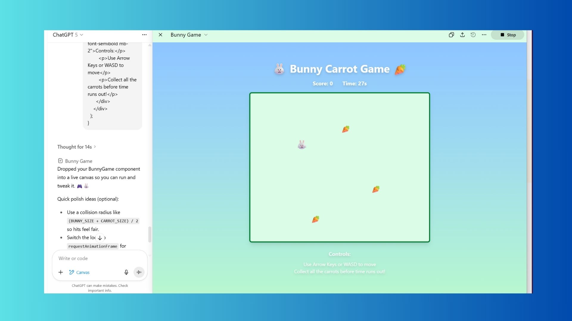 ChatGPT Canvas