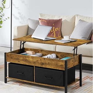 Yaheetech Wooden Lift Top Coffee Table