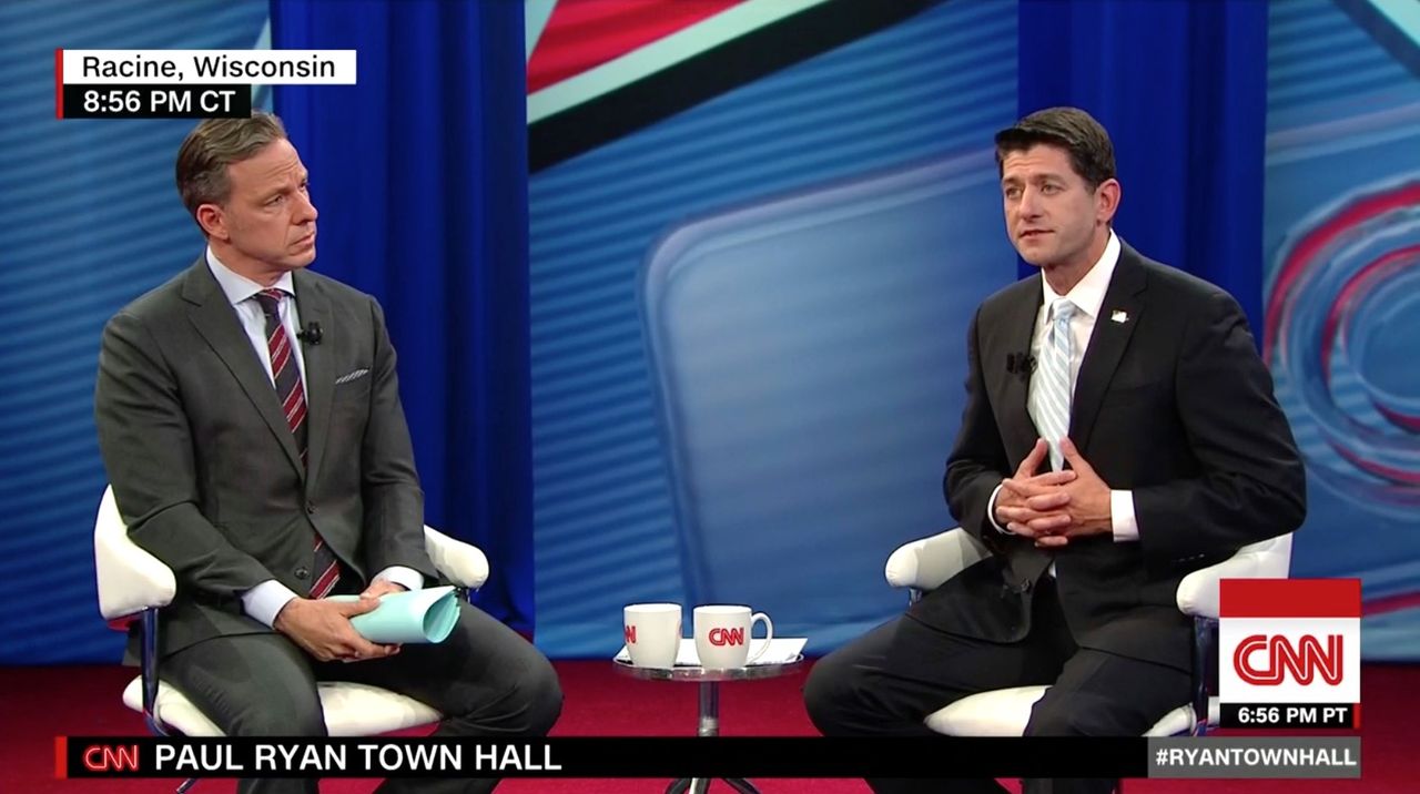 Paul Ryan mildly censures Trump