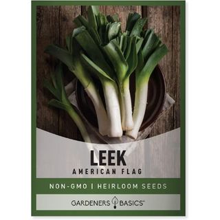 Leek Seeds for Planting Heirloom - American Flag, 