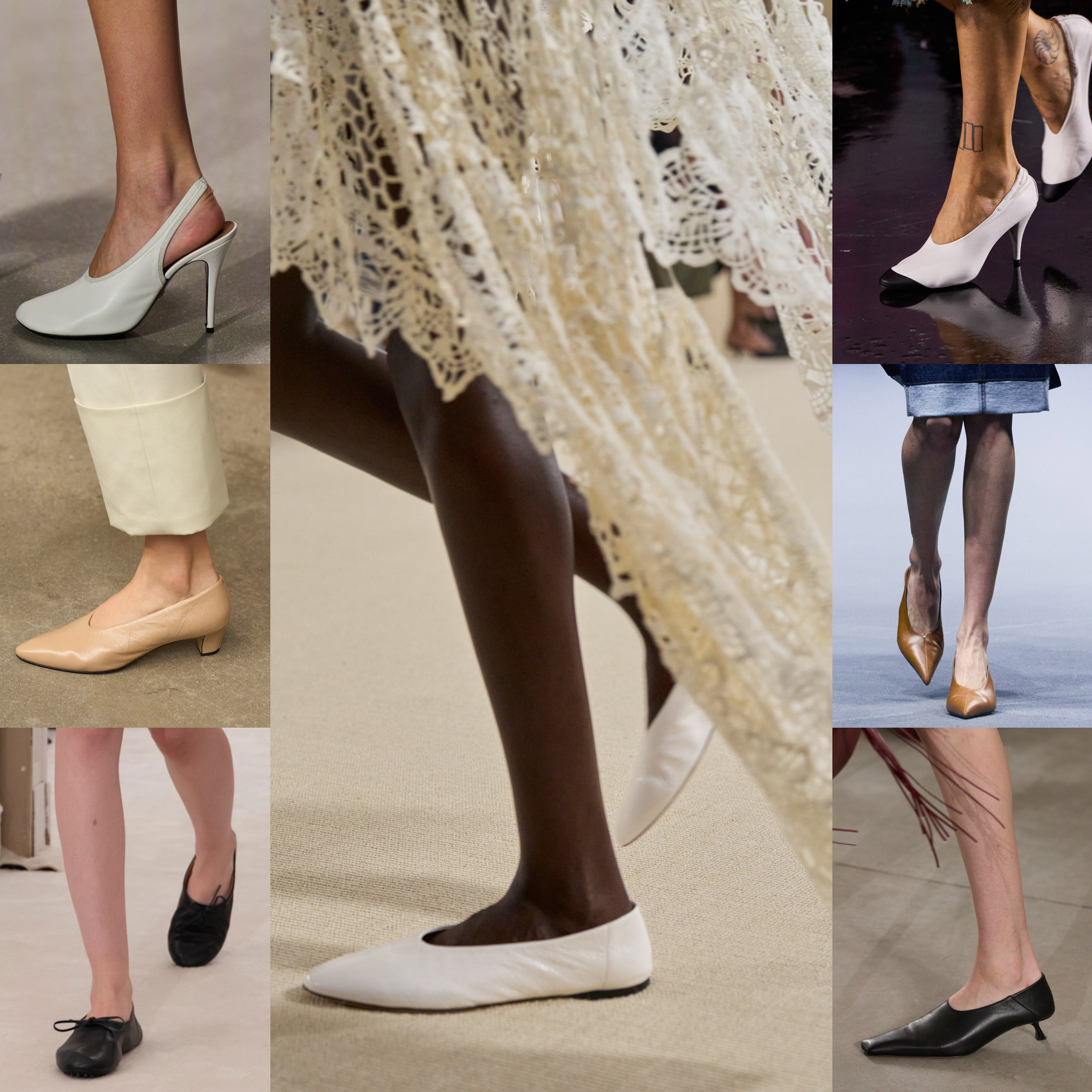 the glove shoe trend at Stella McCartney, Calvin Klein, Alberta Ferretti, Altuzarra, Chanel, Khaite, Sportmax Spring 2026 runways