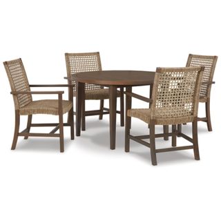 A Germalia Outdoor Dining Table and 4 Chairs set
