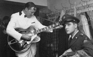 Elvis Presley and Bill Haley