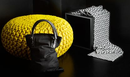 Hand knitted cushions