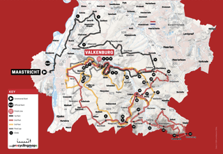 Amstel Gold Race 2022 map