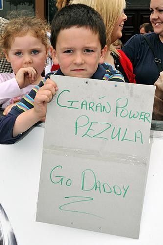 Local Hero: Ciaran Power&rsquo;s number one fan.