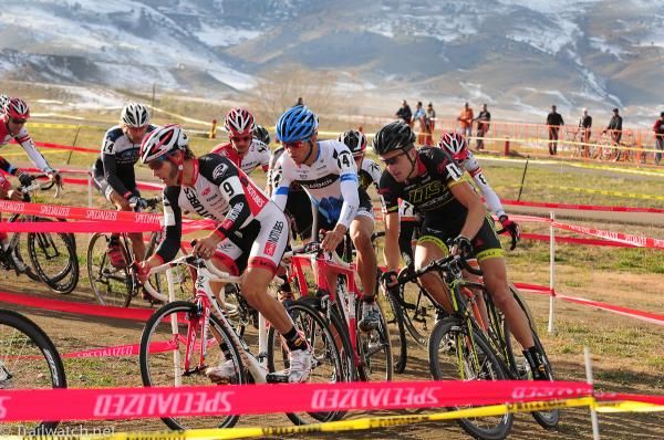 Ryan Trebon (LTS-Felt) got caught behind some slower riders at the start