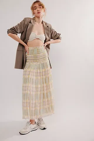 Fp One Ravenna Printed Convertible Maxi Skirt