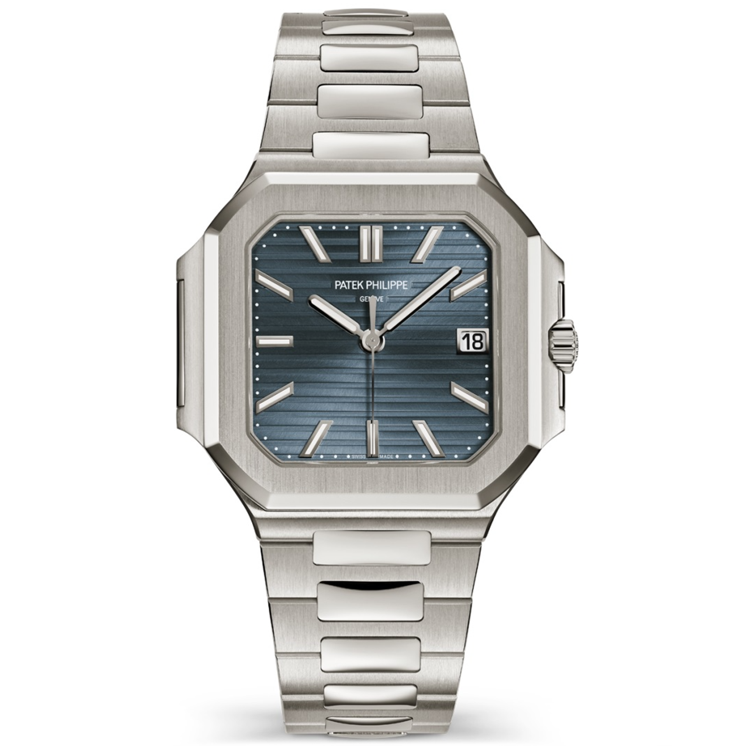 Cubitus 40mm 18ct White Gold Blue Grey Dial Bracelet Watch