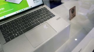 Acer Swift 14 AI laptop on show at the Computex trade show
