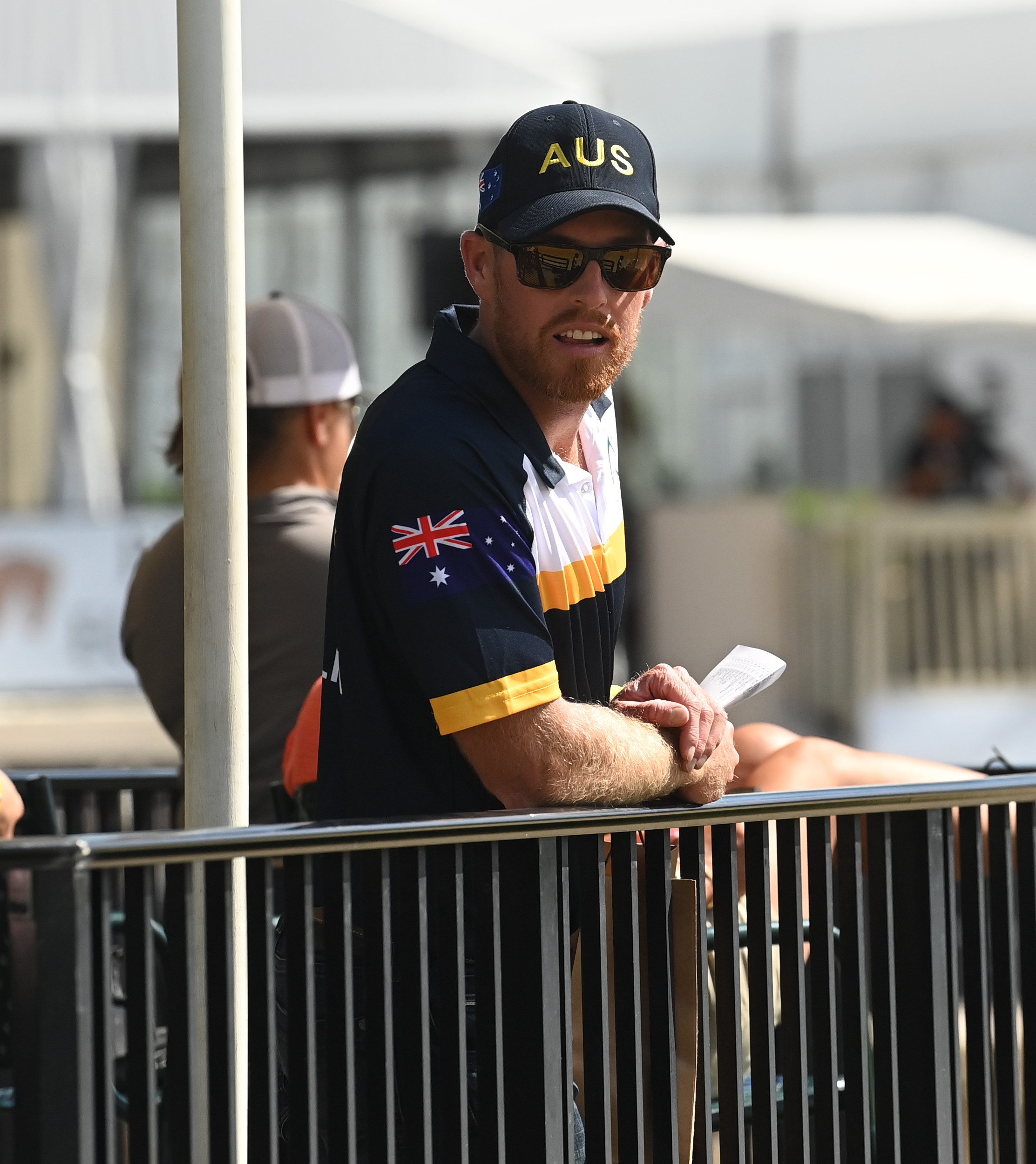 Australia's 'chef d'equipe' Todd Hinde at the Winter Equestrian Festival