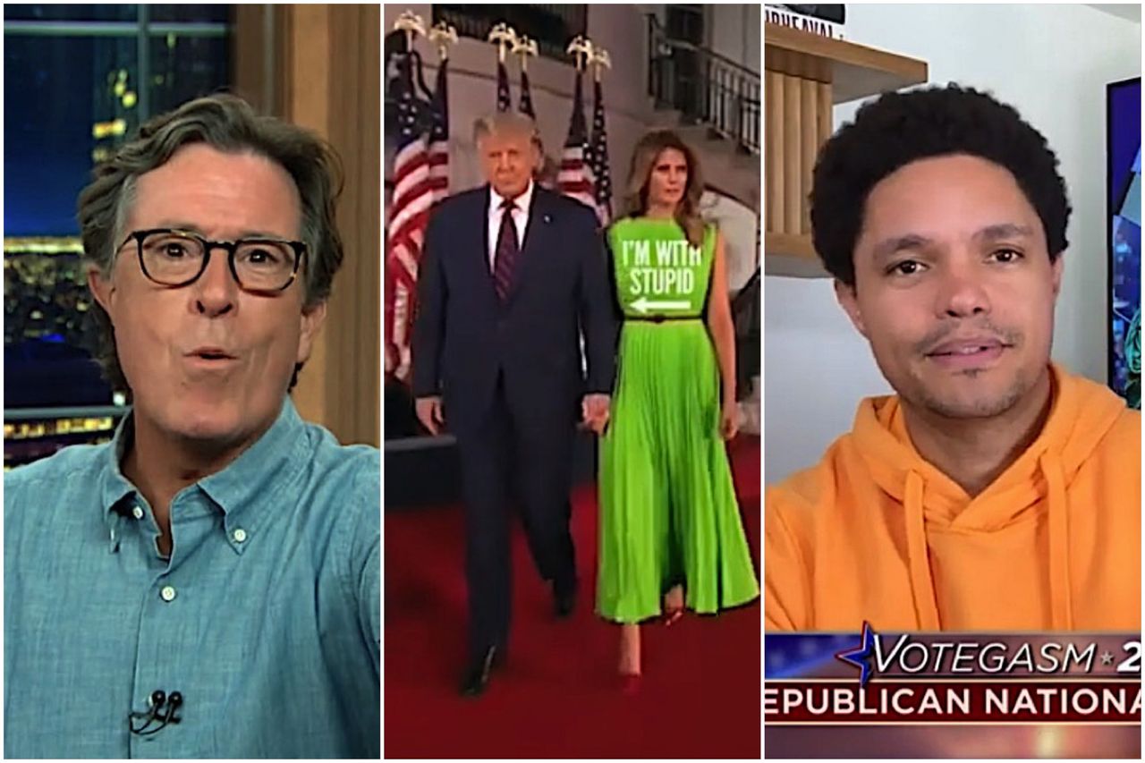 Stephen Colbert and Trevor Noah recap the RNC