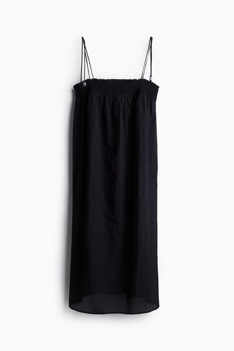 Tie-Shoulder-Strap Beach Dress