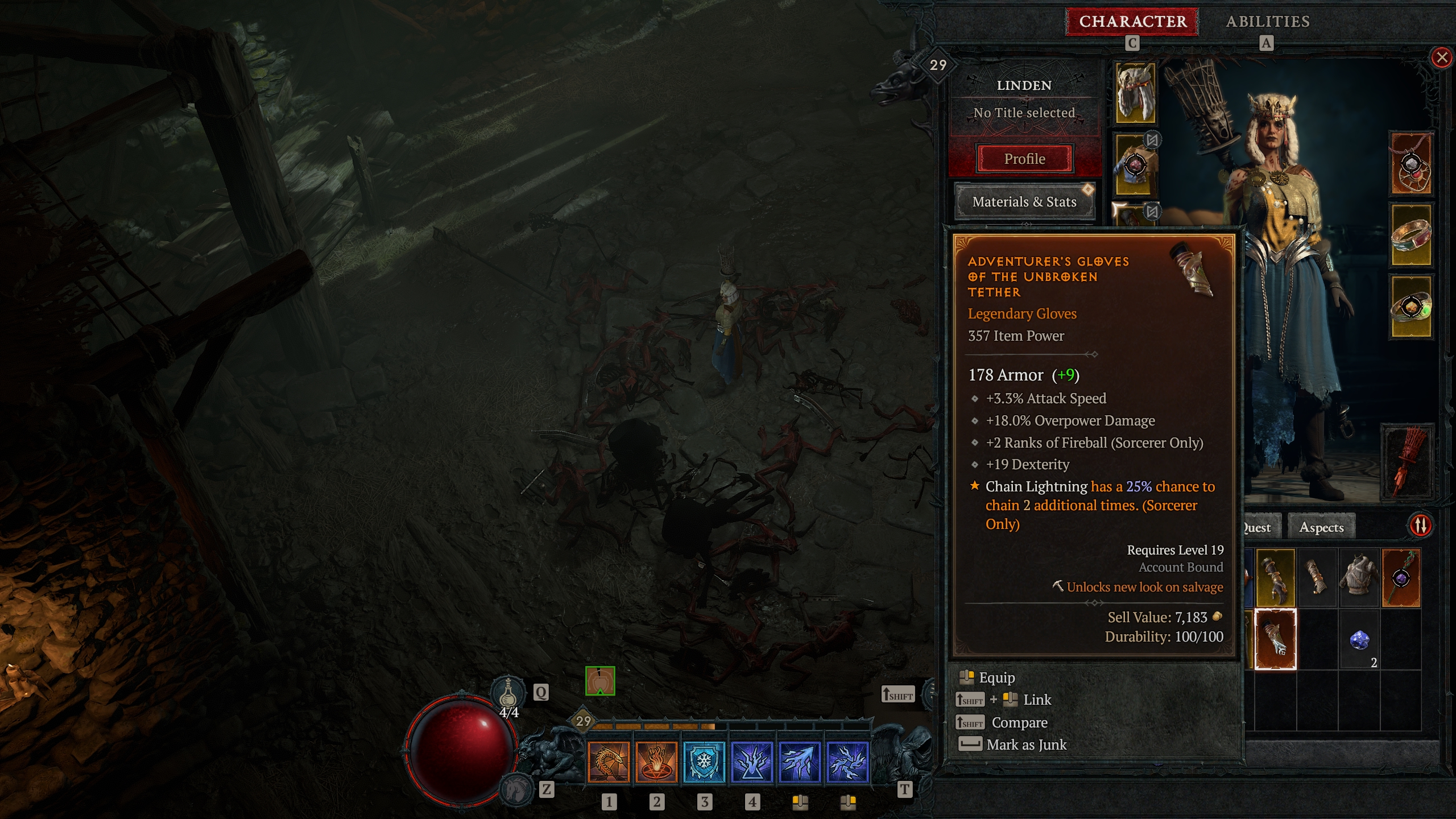 Diablo 4 legendary crafting