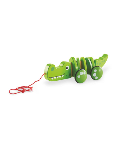 Wooden Crocodile Pull Along