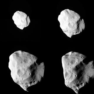 Asteroid Lutetia in Four Parts