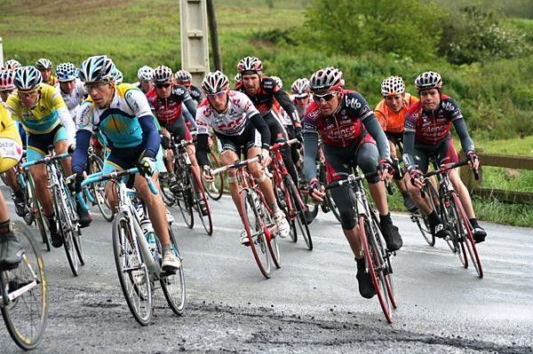 All the favourites were sure to be up front on the turn heading toward the finish.