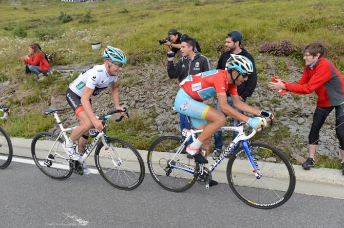 Vincenzo Nibali (Astana Pro Team) leads his rivals