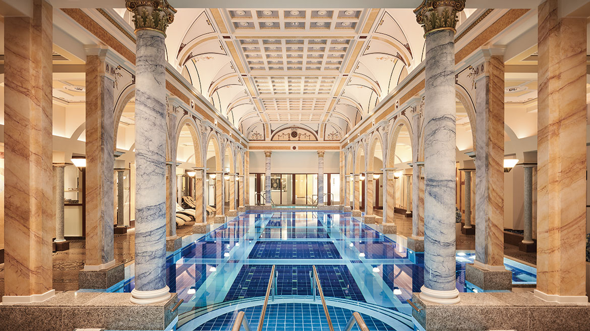 The spa at the Grand Resort Bad Ragaz