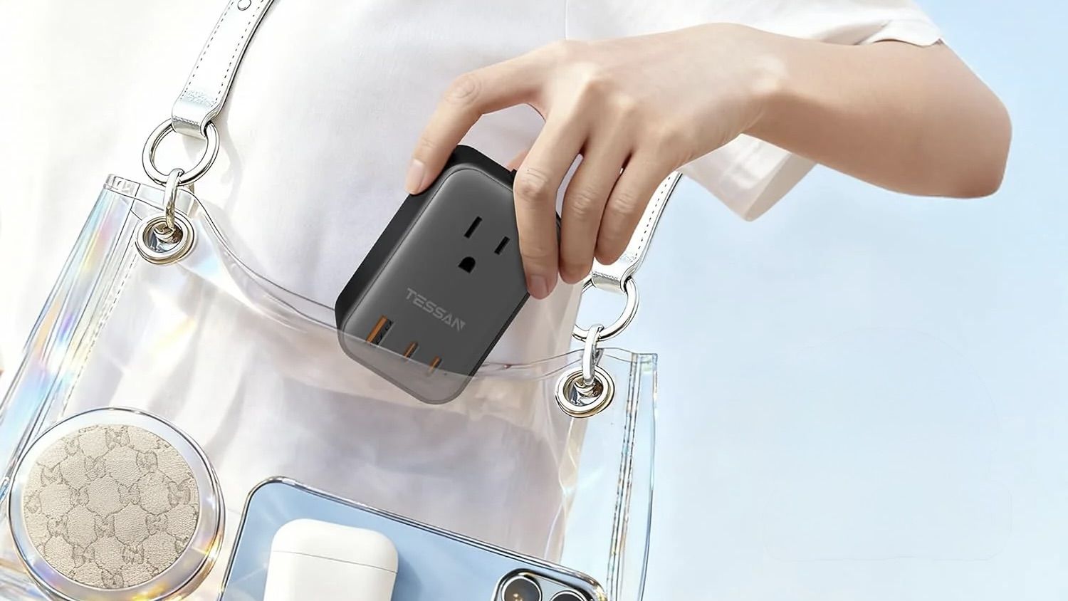 Tessan’s new travel adaptor is unbelievably small – and it has a price tag to match