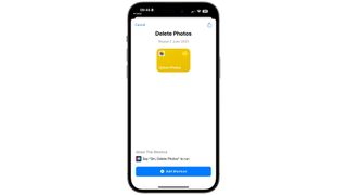 Delete Photos Shortcut