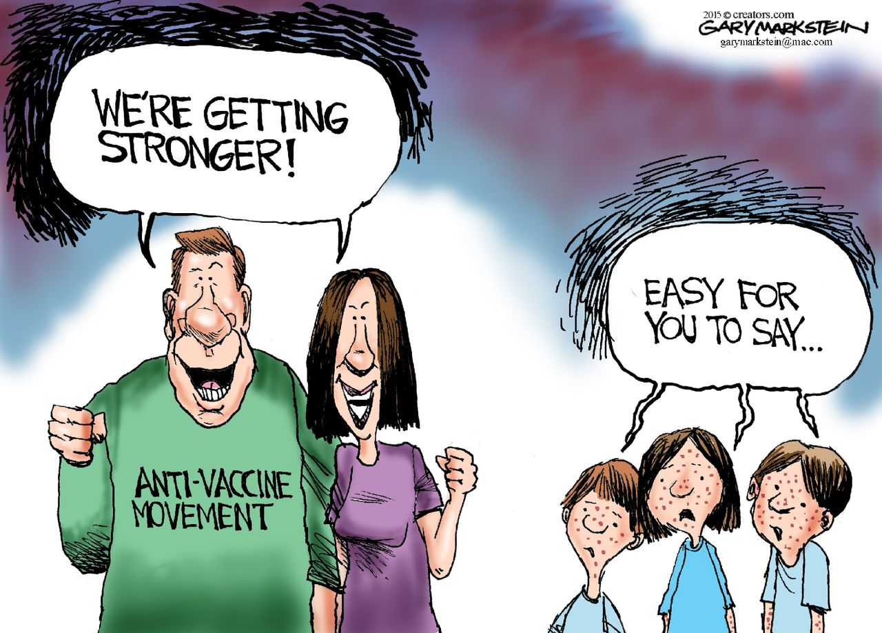 
Editorial cartoon U.S. Health Vaccinations