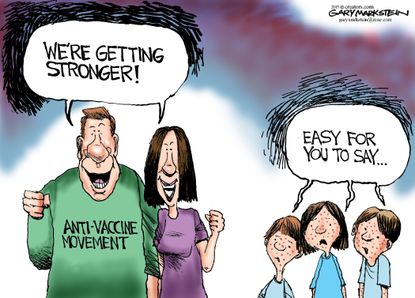 
Editorial cartoon U.S. Health Vaccinations