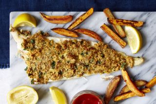 600 calorie meals: Healthy fish and chips