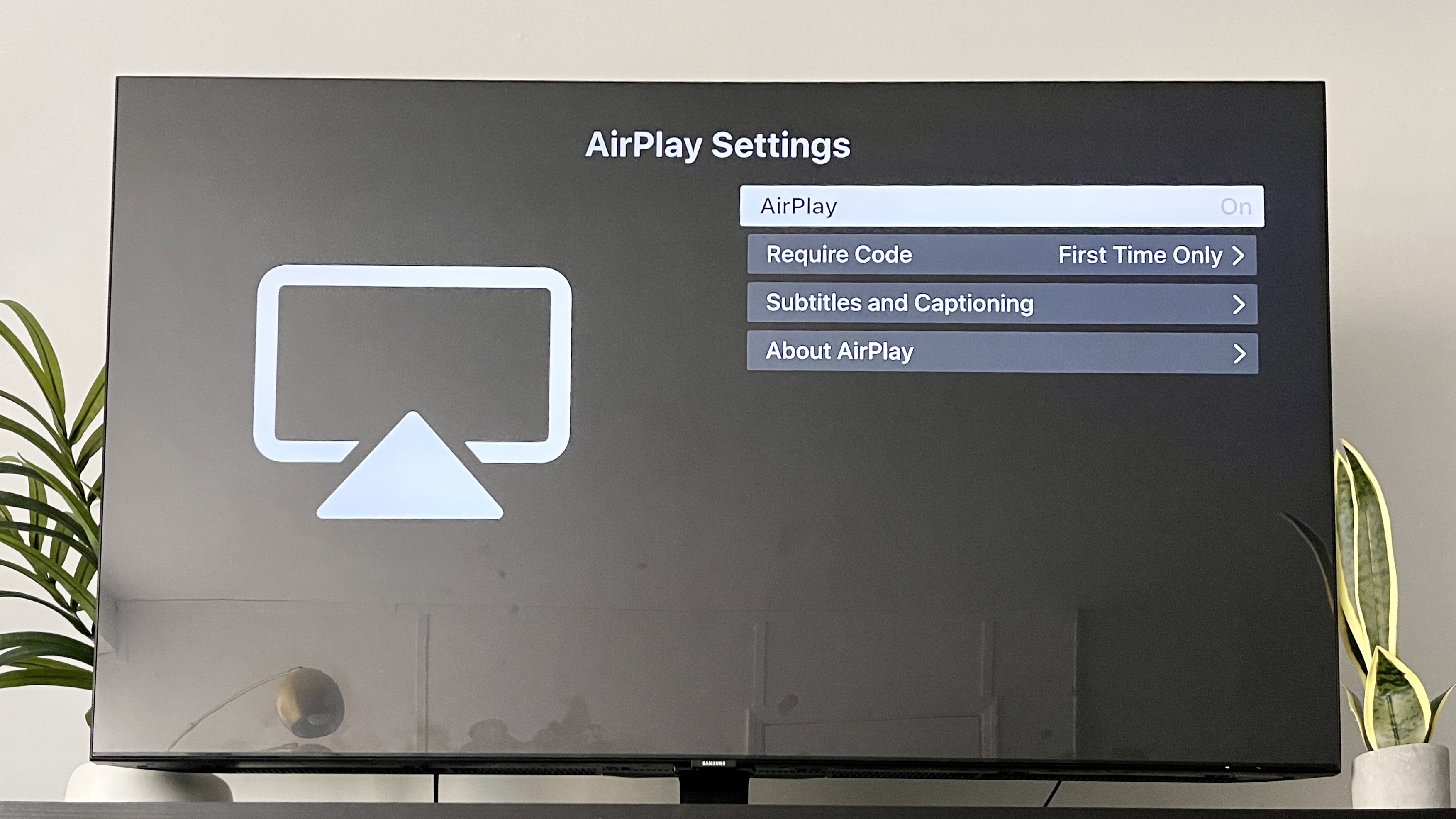 samsung 8 series airplay