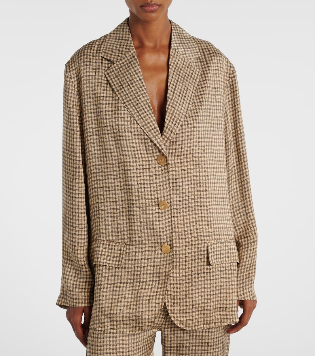 Junida Checked Blazer