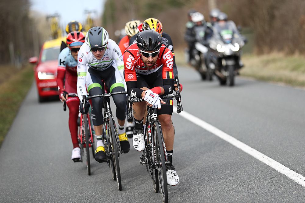 Thomas De Gendt powers the stage 2 breakaway at Paris-Nice