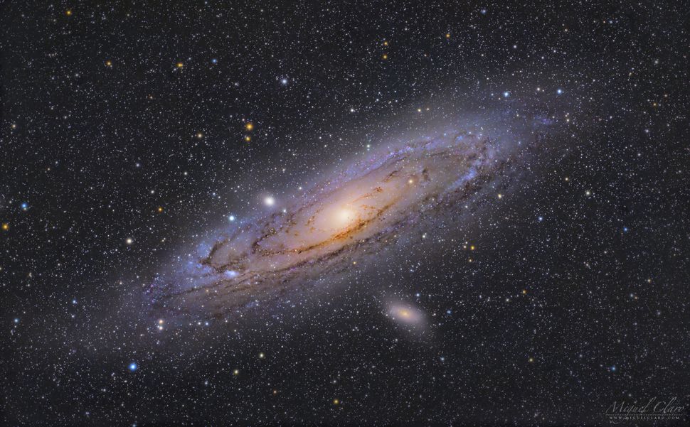 Andromeda Galaxy Twinkles in a Colorful Sea of Stars (Photo) | Space