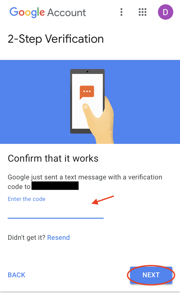 How to set up two-factor authentication on Gmail using your phone