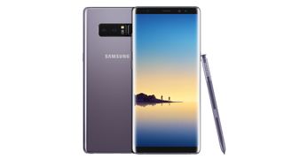 Samsung Galaxy Note 8 in Orchid Gray.