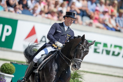 Matthias Rath (GER) &amp; Totilas - CDIO5* Grand Prix - Preis der Familie Tesch - Deutsche Bank Stadium - CHIO Aachen 2014 - Aachen, NRW, Germany - 17 July 2014